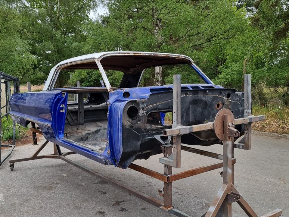 Chevrolet impala before blast cleaning